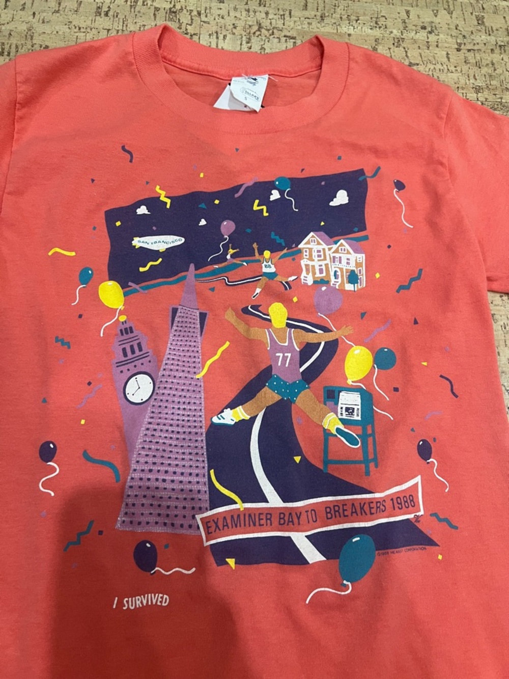 Bay to Breakers 1988 T-shirt made in USA